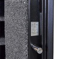 SILVER SECURITY GUN SAFE - LOWER COST - 60" H X 25" W X 27" D