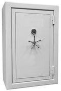 SILVER SECURITY GUN SAFE - 30" H X 25" W X 27" D